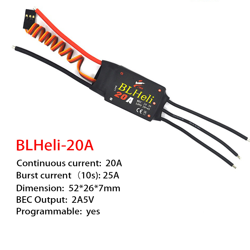 1-3Pcs Brushless ESC BLHeli 20 - Drone Rc Toy 评论和价格