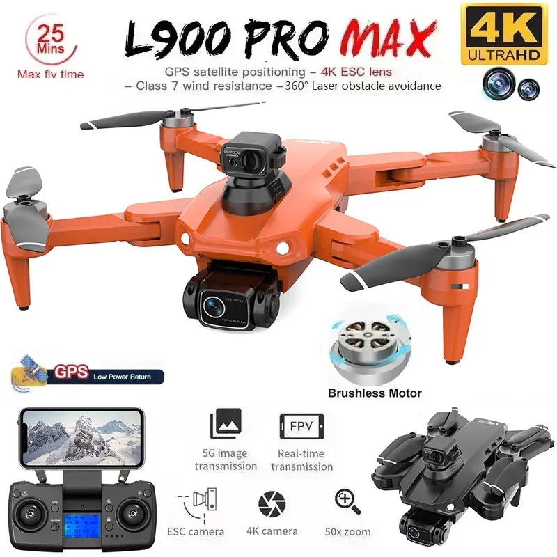 L900 Pro MAX GPS Drone 4K Prof - Drone Ae Rc 评论和价格