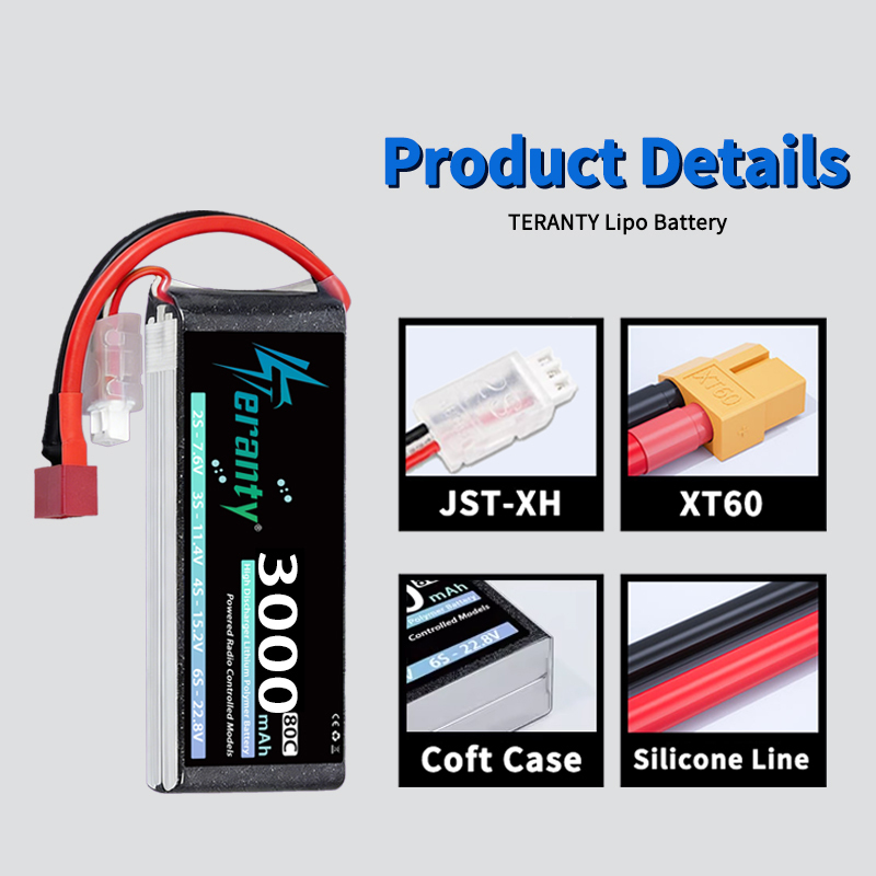 TERANTY 2S 3000mAh Lipo Batter - Drone Rc Leading 评论和价格