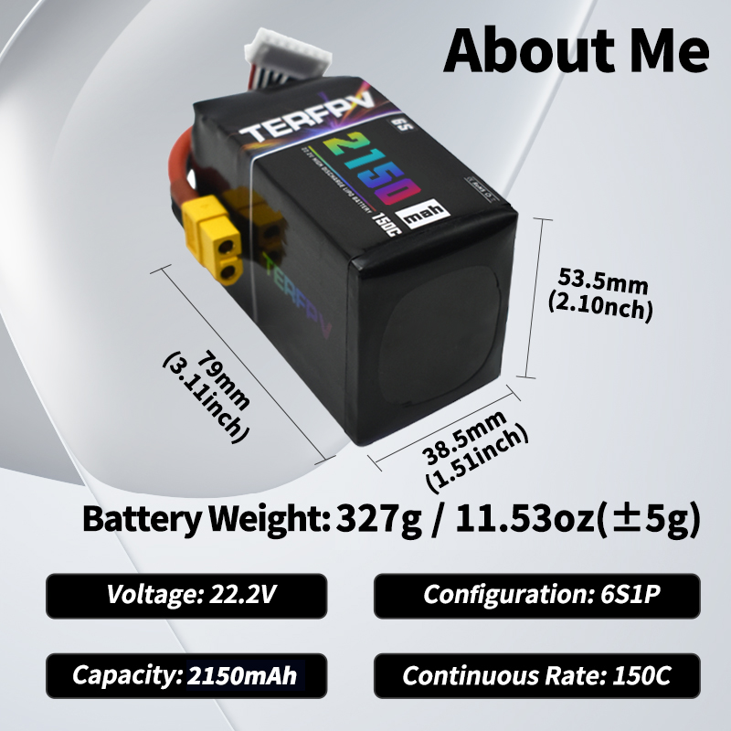 TERFPV Lipo Battery 6S 22.2V 1 - Drone Rc Leading 评论和价格