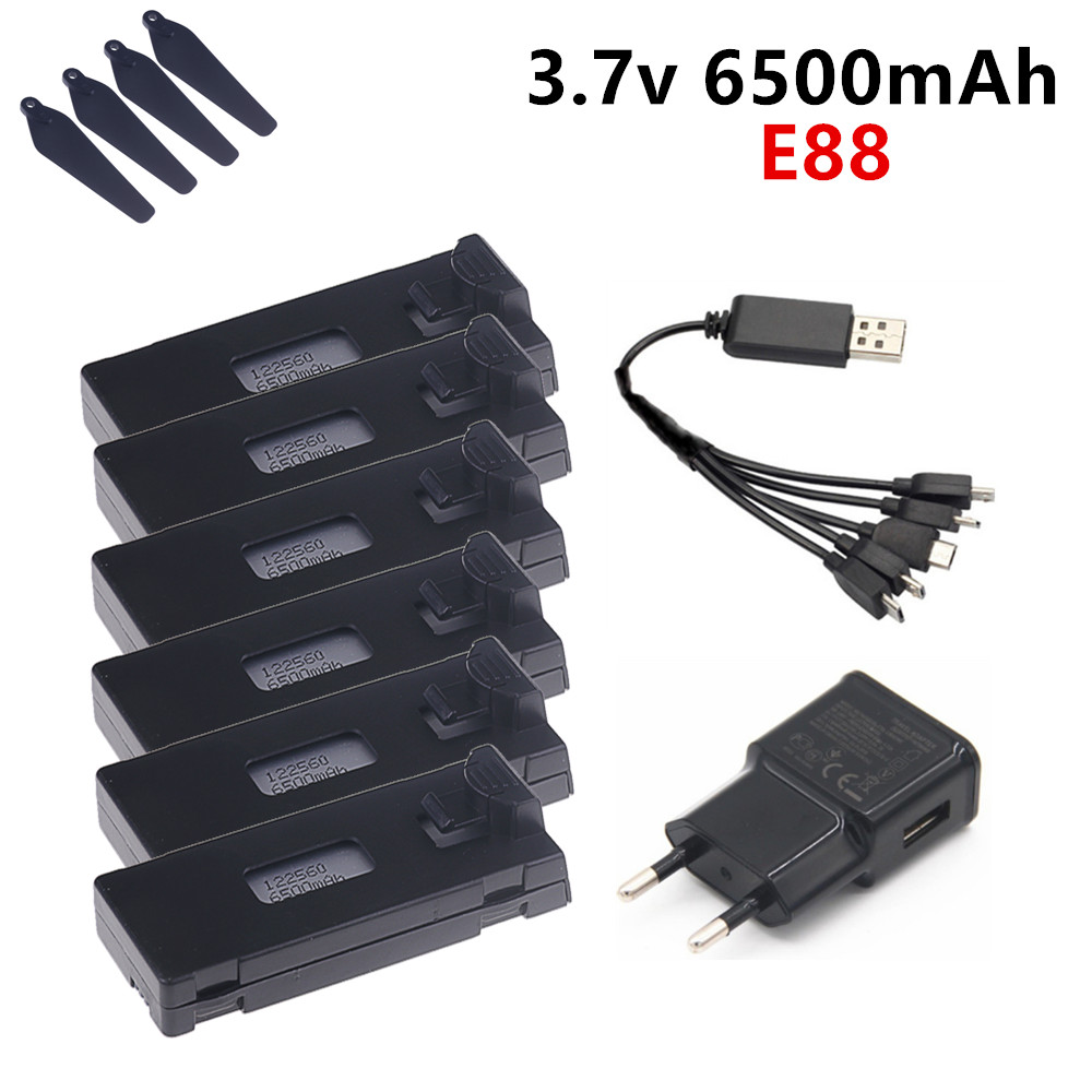 3.7V 6500mAh Lipo Battery For  - Drone E88 Rc Quadcopter 评论和价格