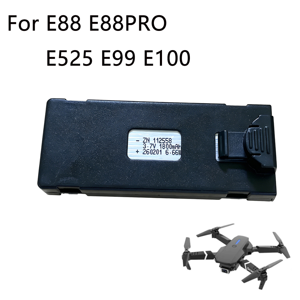 E88 Drone Battery 3.7V 1800mAh - Drone E88 Rc Quadcopter 评论和价格