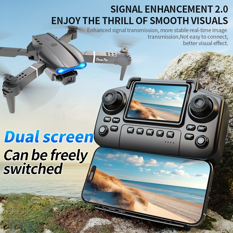 E99 PRO MAX Foldable Drone wit - Drone Ae Rc 评论和价格