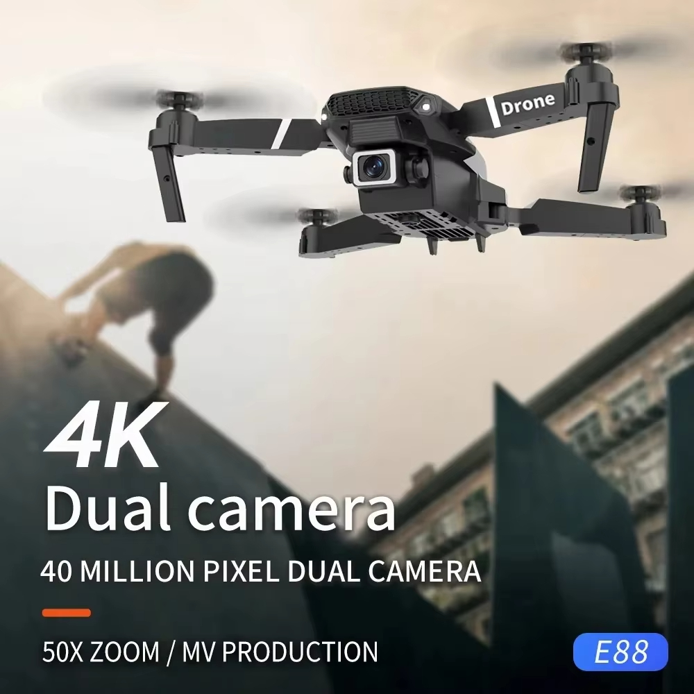 2026 Professional 6K Wide Angl - Drone E88 Rc Quadcopter 评论和价格